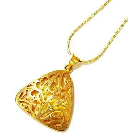 銀細工 14KGPペンダントトップ(T-140)