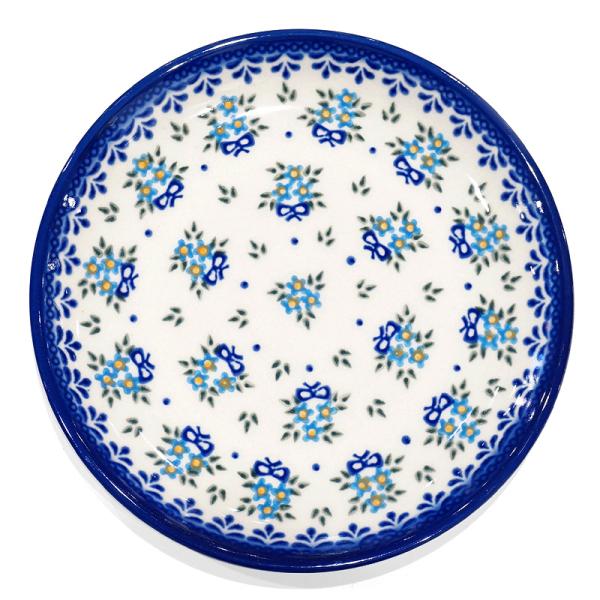 ポーランド陶器　ポーリッシュポタリー 「VENA」 プレート19cm　V132-U053　花束柄