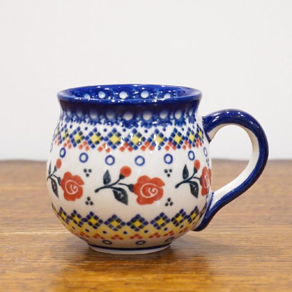 ポーランド陶器　ポーリッシュポタリー 「VENA」 マグカップ（約220cc） V337-U504
