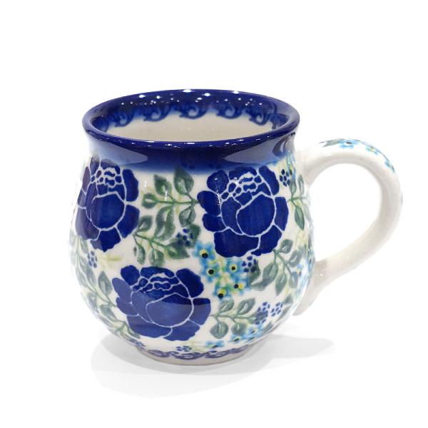 ポーランド陶器　ポーリッシュポタリー 「VENA」 マグカップ（約220cc） V337-U624　...