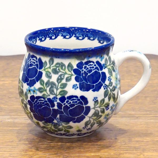 ポーランド陶器　ポーリッシュポタリー 「VENA」 マグカップ大（約340cc） V352-U624...