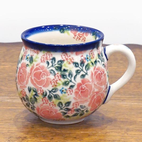 ポーランド陶器　ポーリッシュポタリー 「VENA」 マグカップ大（約340cc） V352-U625...