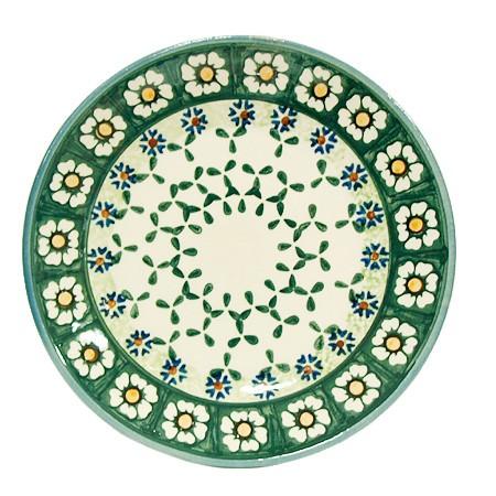 ポーランド食器 ポーリッシュポタリー 「WIZA」 プレート17cm W200-25A カモミール柄