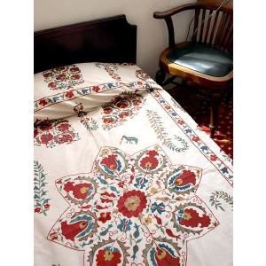 特別SALE シルクスザンニ 刺繍布 Z-202 245x170cm