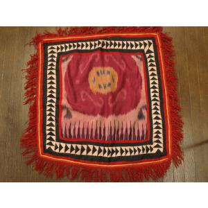 オールドスザンニ 刺繍布 Z-251-1 66x66cm（イカット）