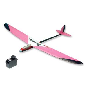 【メカ搭載済み完全完成機】PILOT バニラ ピンク OK模型 11347 ラジコングライダー【受注生産】