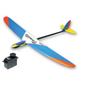 【メカ搭載済み完全完成機】PILOT バニラ ブルー OK模型 11349 ラジコングライダー【受注生産】