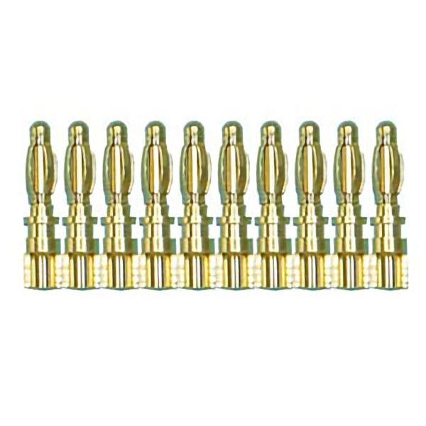 TOPMODEL　ゴールドコネクター 2mm オス10個セット