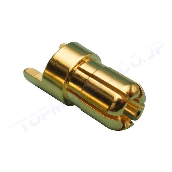 TOPMODEL　ゴールドコネクター 6.0mmオス6個セット