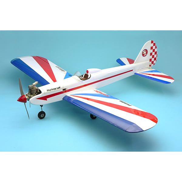 スカイループ148 青 OK模型 11354 フィルム貼り完成機 スポーツ機 PILOT ラジコン