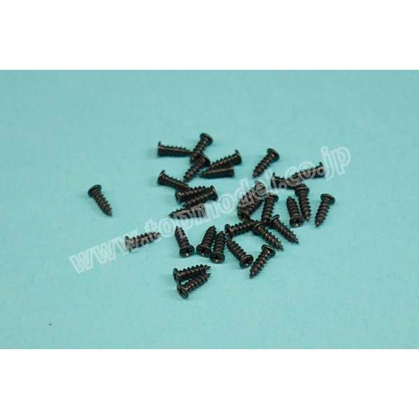 テトラ　TET01882  スケール機用飾りビス 2x6 黒