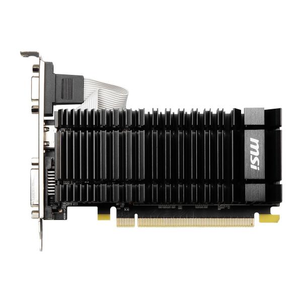 MSI NVIDIA GeForce GT 730 N730K-2GD3H/LPV1 グラフィックカ...