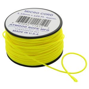 アトウッドロープ Atwood Rope マイクロコード ネオンイエロー 1.18mm x 38m 44008