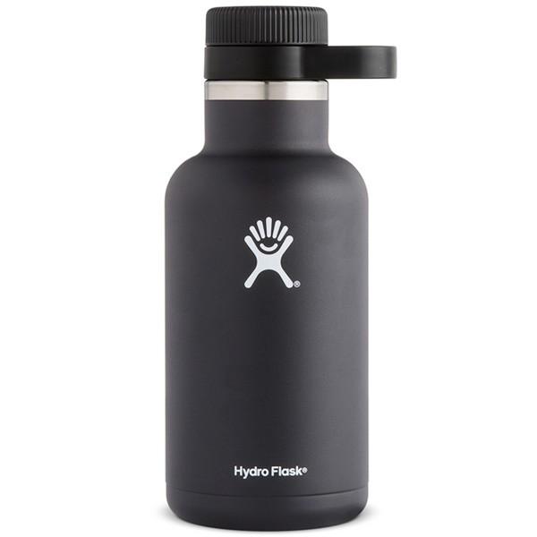 ハイドロフラスク HydroFlask 64oz 1.9L グロウラー Growler ブラック 8...