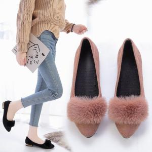 ぺたんこ レディース シューズ フラットパンプス