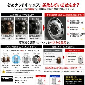 TRS ステンレス ナットキャップ 33mm ...の詳細画像5
