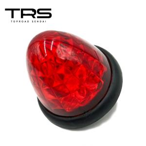 TRS 24V専用 LEDバスマーカーランプ ダイヤカットレンズ レッド 320012