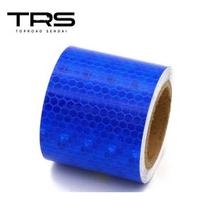 TRS 蛍光反射テープ 屋外用 夜間事故防止 幅5cm×3m ブルー 360032｜トラックショップトップロード仙台
