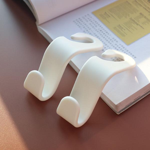 TRS ヘッドレスト取付フック 2個セット ホワイト 380181