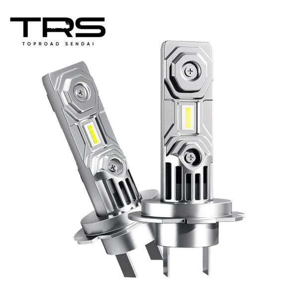 TRS H7 LEDヘッドライト ホワイト 30W 8000lm 12V専用 車検対応 ノイズ防止 ...