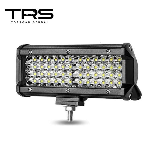 TRS LEDワークランプ 作業灯 白 ホワイト 角型 LED48 144W 6000K 12/24...