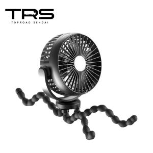 TRS 卓上扇風機 充電式 携帯扇風機 1台5役 卓上/吊り下げ/手持ち/巻き付け USB 3段階風力切替 380415｜toproad