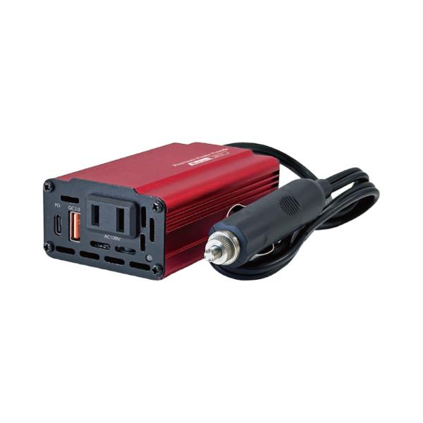 メルテック USB&amp;コンセント 24V専用インバーター SIW-151 120W PD30W対応 A...