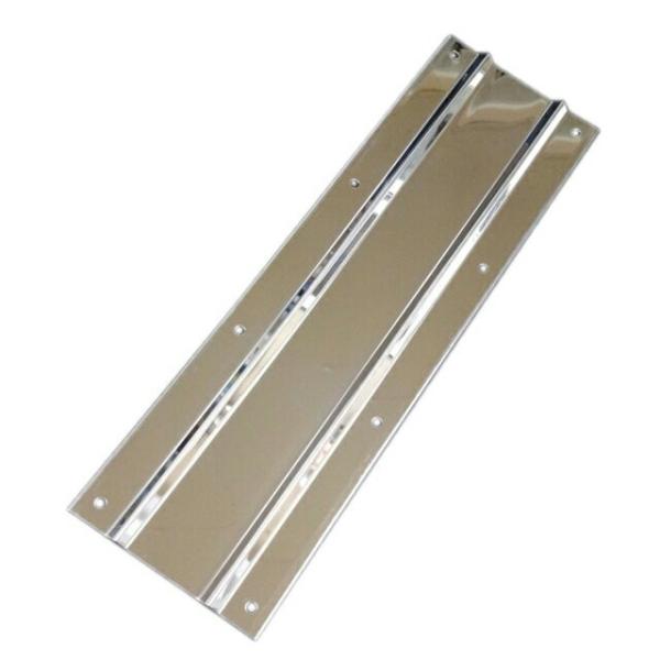 泥除け トラック用品 エストック 泥除けステンレスプレート 折り込み式 600mm×150mm 2枚...