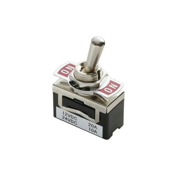 トラック用品 エストック トグルスイッチ 3P ON-OFF-ON 12/24V共用 ES-106