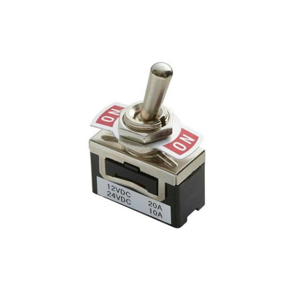 トラック用品 エストック トグルスイッチ 2P ON-ON 12/24V共用 ES-135