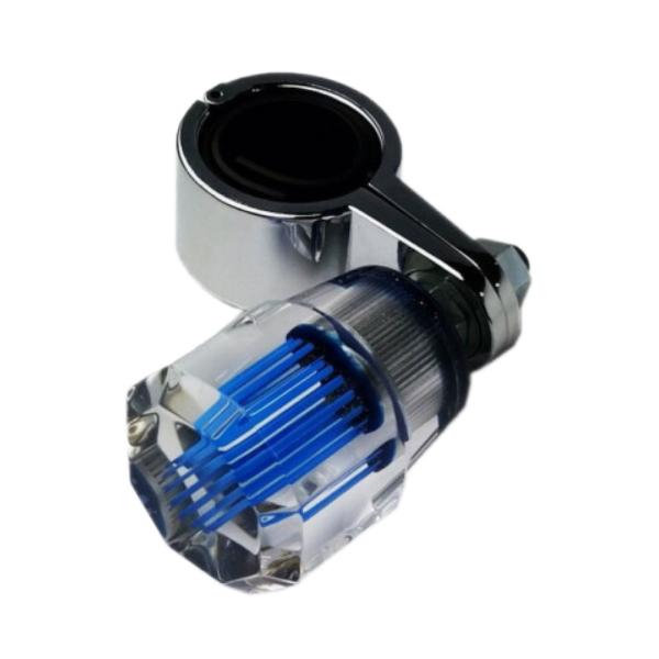 トラック用品 エストック ラインハンドルスピンナー クリア/ブルーライン PR-113N