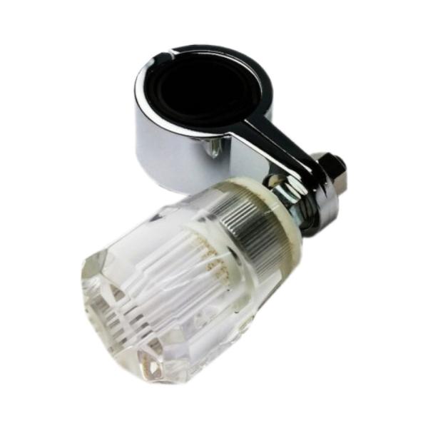 トラック用品 エストック ラインハンドルスピンナー クリア/ホワイトライン PR-117N