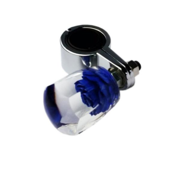 トラック用品 エストック フラワーハンドルスピンナー ブルー PR-129N