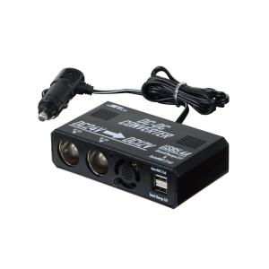電圧変換 シガーソケット DCDC コンバーター 24V→12V 変換 シガー