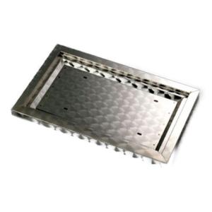 専用 中型用 ナンバー目隠し 傘 ウロコ ステンレス ナンバープレート枠 トラック用品AS 段付ウロコナンバープレート