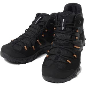 Columbia Saber ５ Mid Outdry Wide BLACK/BLACK/GOLD AMBER YI8135-011 コロンビア セイバー 5 ミッド アウトドライ ワイド ブラック/ボルドーオレンジ｜tops-m