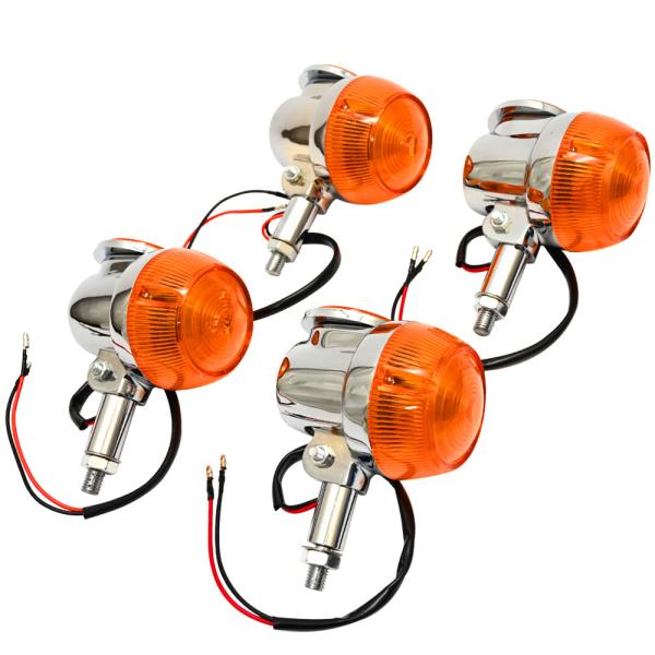 GT380 当時仕様 ウインカー サンパチウインカー 4個セット イエロー GT550 GT750 ...