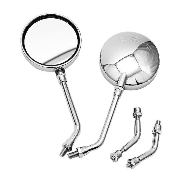 ZII ミラー ショート メッキ GS400 GT380 KH400 KH250 Z400FX Z4...