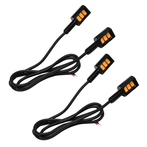 汎用 LED ウインカー 極小 ナノ ミニ 小型 12V ハーレー SR チョッパーオートバイ バイ...