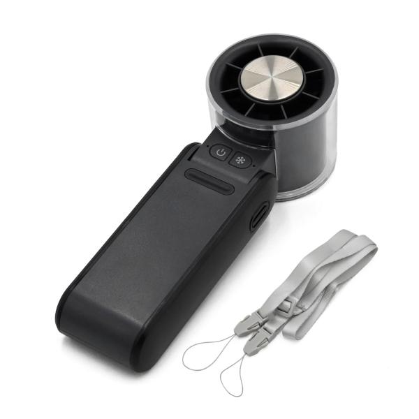 ハンディファン 冷却プレート 携帯扇風機 首掛け扇風機 Type-C 充電式 手持ち扇風機 卓上 小...