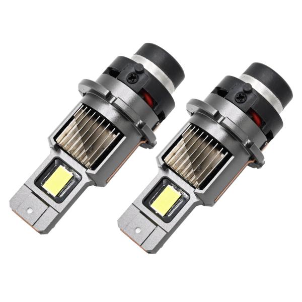 D2S D2R LED ヘッドライト バルブ 6000K 11000lm ホワイト 純白光 2本セッ...