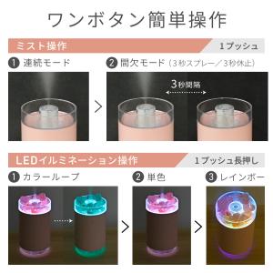 アロマ岩塩加湿器 超音波式 卓上加湿器 ホワイ...の詳細画像4