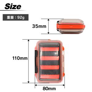 waku fimac フライケース 防水 両面...の詳細画像4