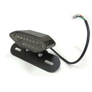 エイプ CB400SS 汎用 ウィンカー内蔵 スモーク LED テールランプ