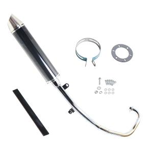 YBR125 専用 アウトレット フルエキゾーストマフラー キャブ車 FI車