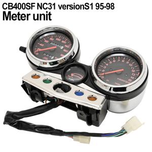 CB400SF メーター NC31 95-98年 スピードメーター タコメーター 燃料メーター リプロ品 スーパーフォア メーターユニット 社外品 純正交換 修理 補修｜topsense