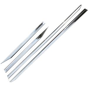 プリウスPHV ZVW52 50 メッキ サイド ドア モール 4PC ガーニッシュ