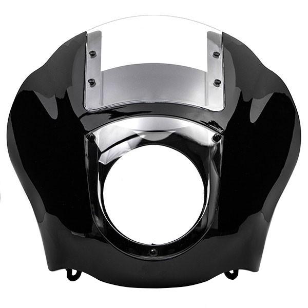 ハーレー クォーターフェアリング 純正適合 レトロクォータ カウル クリア スクリーン レンズ XL...