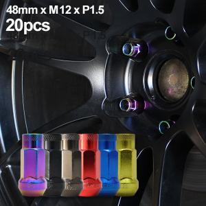 ロング ホイールナット 貫通ナット 17HEX M12ｘP1.5 48mm