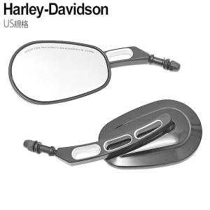 ハーレー ダビットソン エッジカット US ミラー 左右セット